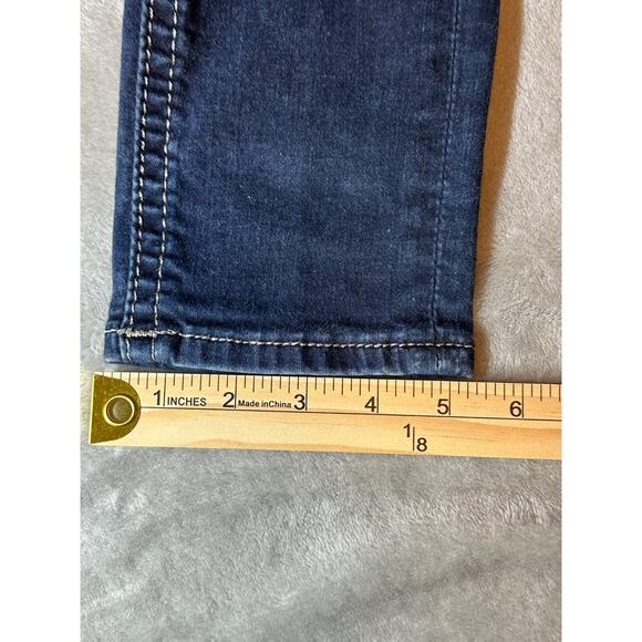 Rock Revival Nicci 26 Women's Jeans Skinny Fleur-de-Lis Embroidered Pockets - Picture 10 of 10